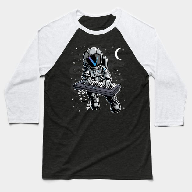 Astronaut Organ Vechain VET Coin To The Moon Crypto Token Cryptocurrency Blockchain Wallet Birthday Gift For Men Women Kids Baseball T-Shirt by Thingking About